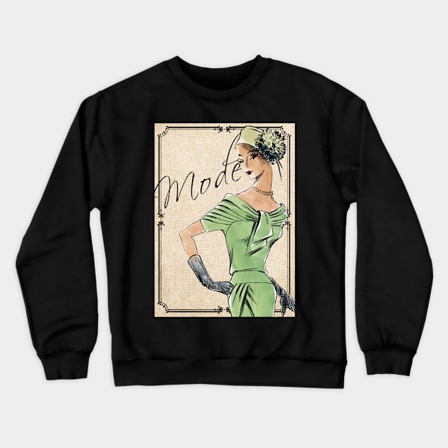 The 50s Mode Crewneck Sweatshirt by HeritageScrap